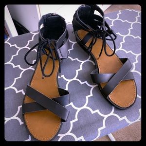 Black sandals